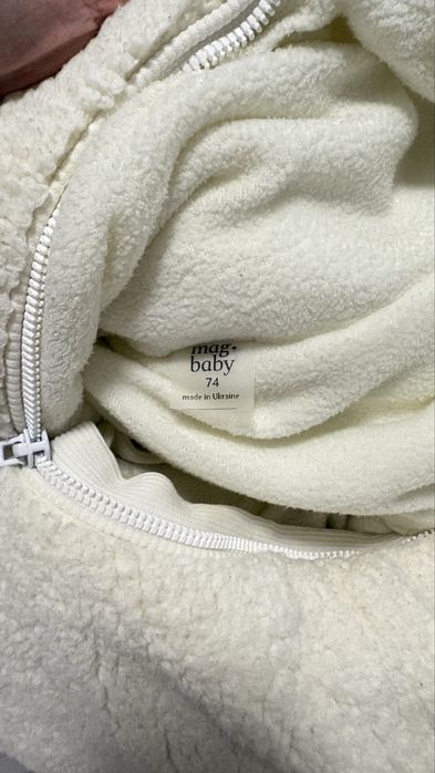 Зимовий комбінезон Teddy, молочного кольору