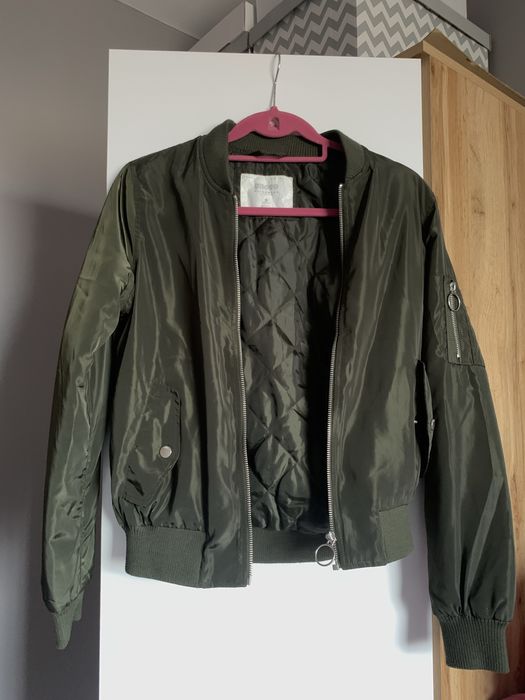 Kurtka bomberka z ociepleniem Cropp zielona S