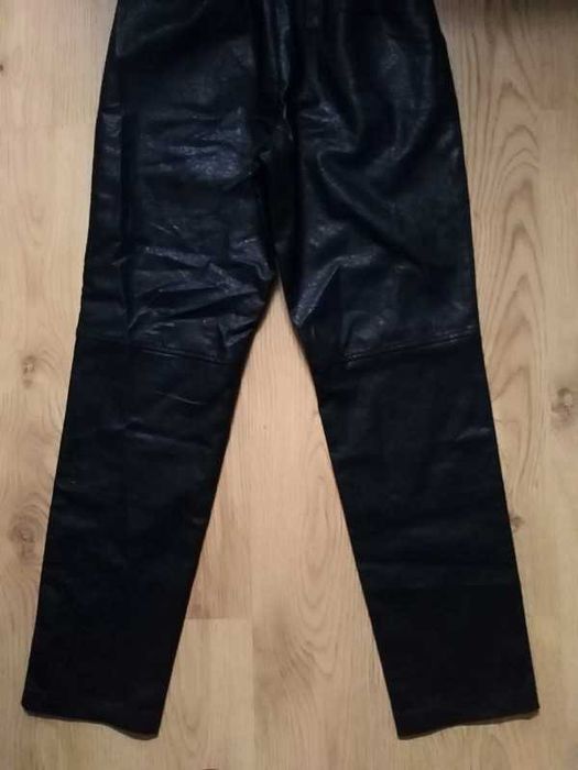 Nowe spodnie Vila 36 S 8 Woskowane luźne ekoskóra skaja czarne