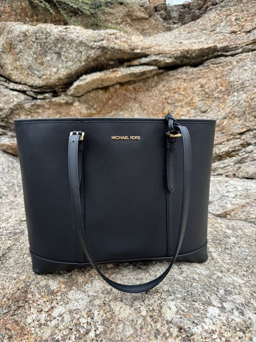 Michael Kors Couro Saffiano Jet Set Grande