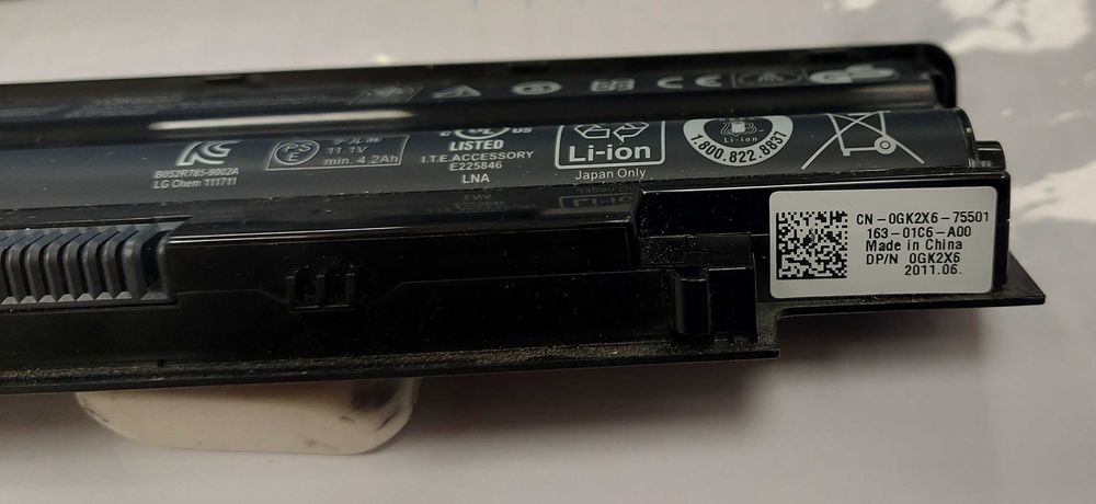 Bateria do laptopa Dell GK2X6