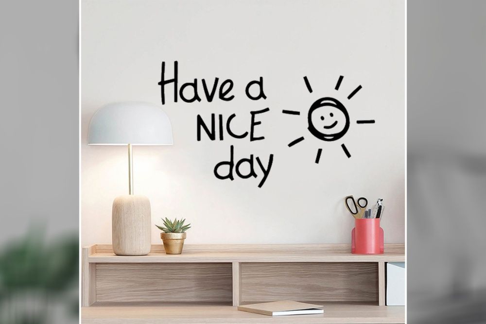 Adesivo de parede inspirador