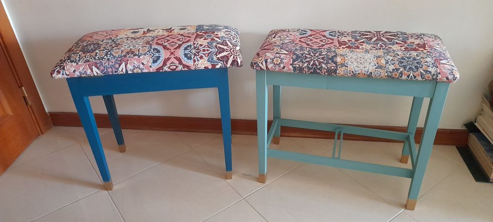 Bancos vintage de piano