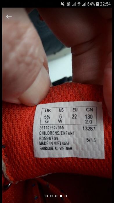 Кожаные кроссовки Clarks  22 размер