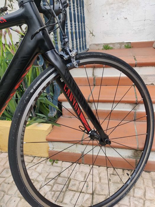 Bicicleta de estrada em carbono Canyon Endurace CF9 Tamanho S 53 2016