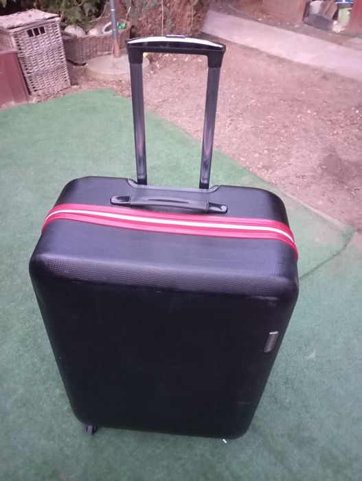 Wielka Czarna walizka na 4 kółkach Wittchen 79 x 53 x 30cm