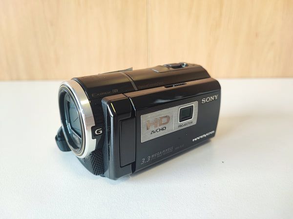 Sony Handycam HDR-PJ10E AVCHD Projetor 30x Zoom (Preto) — Condição: Excelente