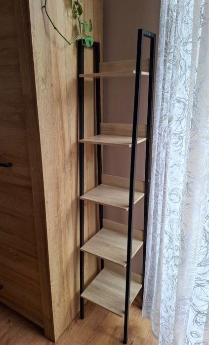 Półka regał loft 170 cm 5 półek książki dekoracje