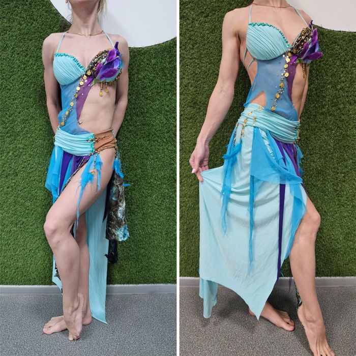 Костюм для східних танців, гімнастичні купальник, костюм для конкурсів