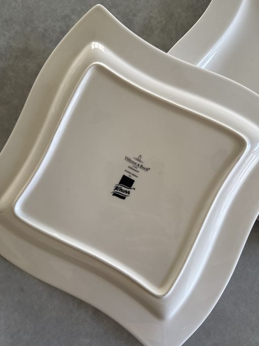 Zestaw dużych talerzy