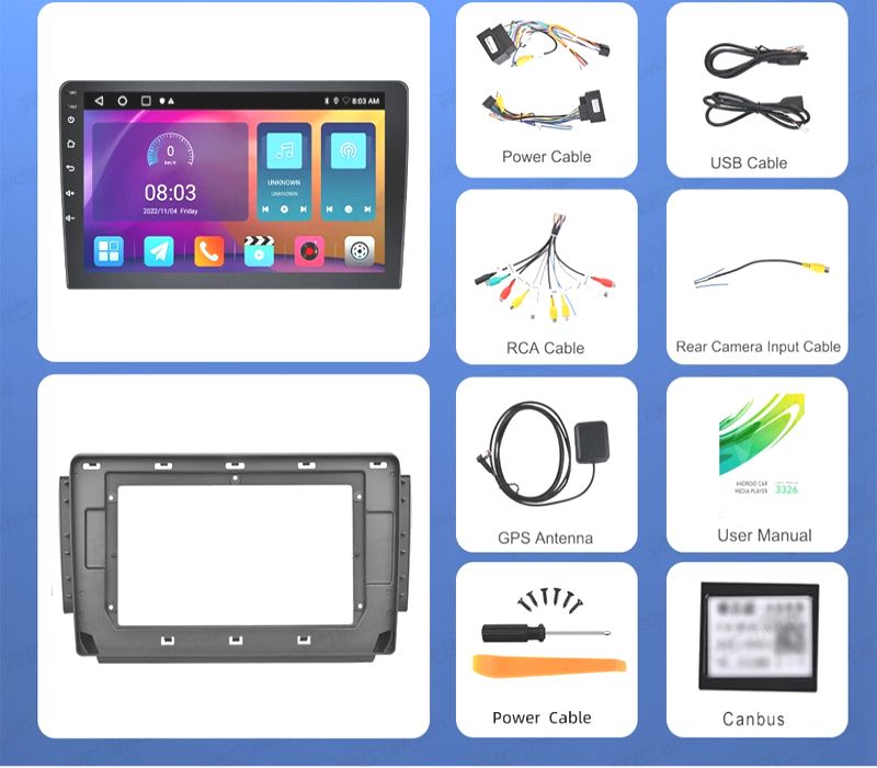 RÁDIO GPS ANDROID 13 PEUGEOT 2008 15-