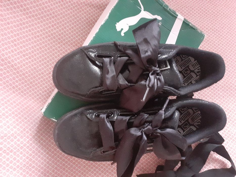 Sneakersy Puma basket buty półbuty czarne 39 snikersy