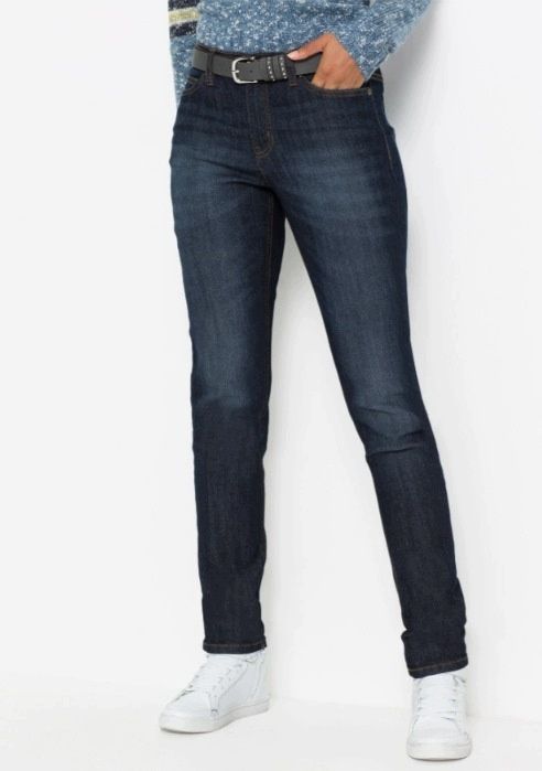 B.P.C ciemne jeansy damskie ze stretchem Mom 38.