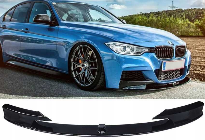 Dokładka Splitter BMW 3 F30 F31 CZARNY POŁYSK
