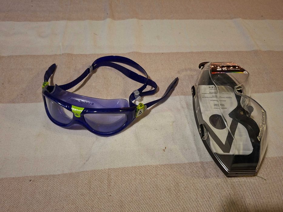 Gogle pływackie dla dzieci Aquasphere Seal Kid UV silikon lila