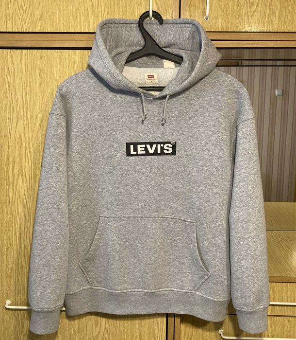 Худи на флисе Levis Relaxed Fit Graphic Hoodie.Оригинал.