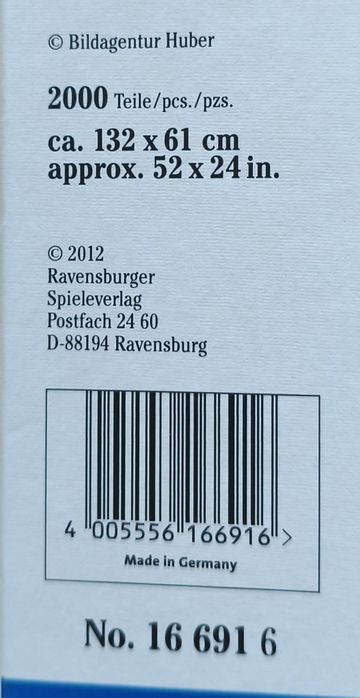 Puzzle 2000 Ravensburger