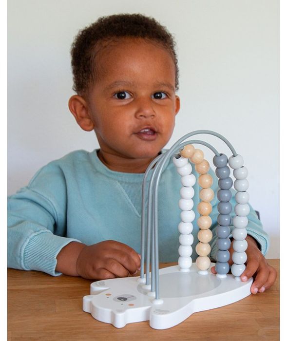 Ábaco Urso Polar em Madeira Tryco – Brinquedo Educativo Montessori