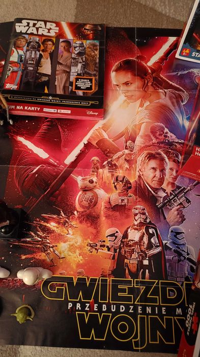 Zestaw dla fana Star Wars figurki karty plakaty puzzle gry lego