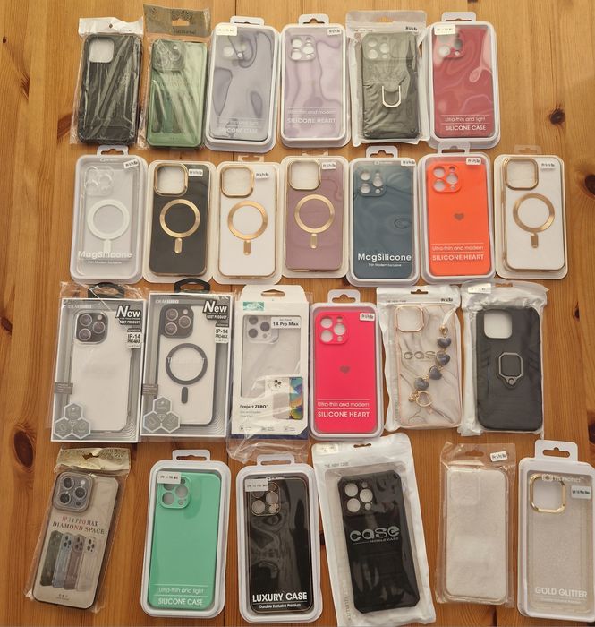 Etui do Iphone 14 Pro Max, szkła ramkowe i folie hybrydowe