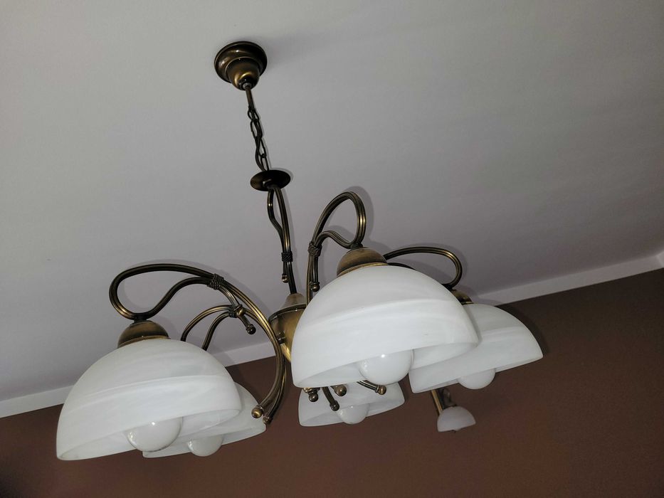 Zestaw lampa plus dwa kinkiety