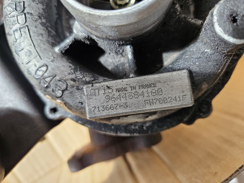 Turbo Garrett Peugeot 807/Citroën C8/Fiat Ulysses/ Lancia Phedra
