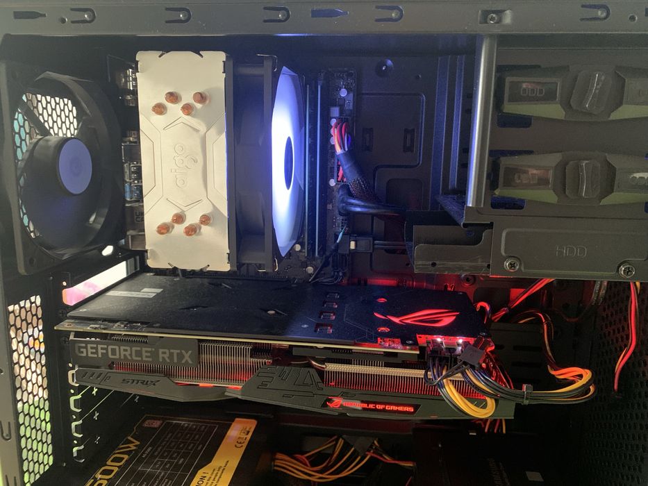 Komputer PC intel 10100 4c/8t 16 GB ram RTX 2060 super 740 GB ssd