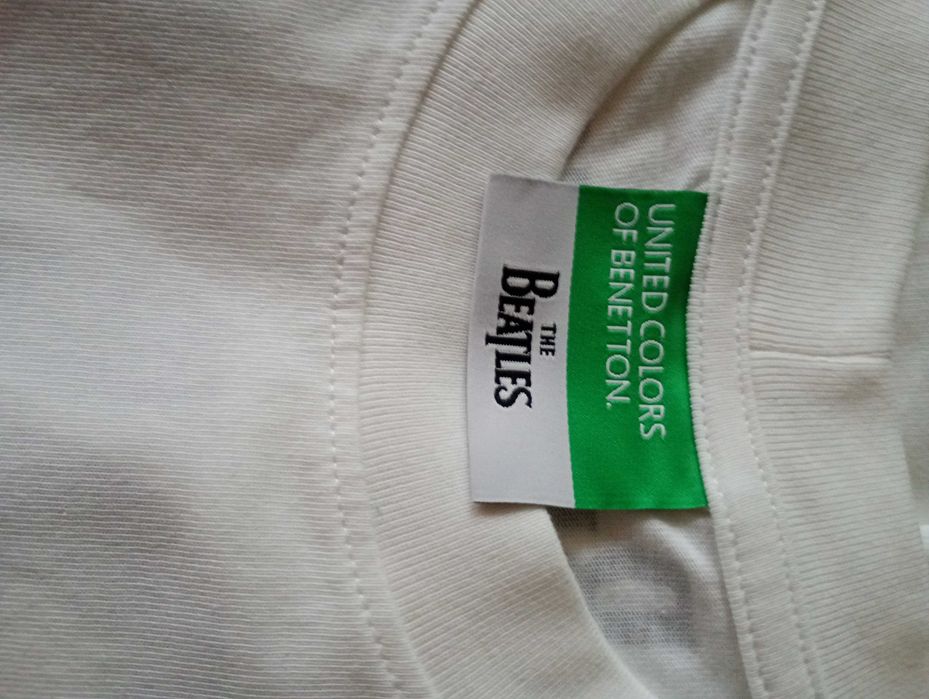 Beatles podkoszulek T-shirt ,Benetton, bawełna