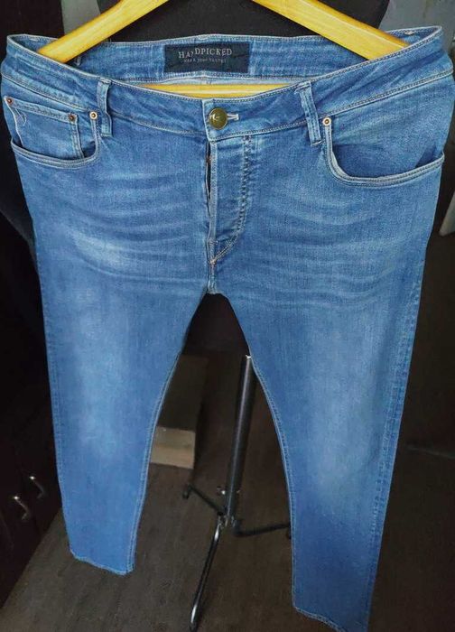 Джинсы Handpicked jeans Italy w36 stretch blue.