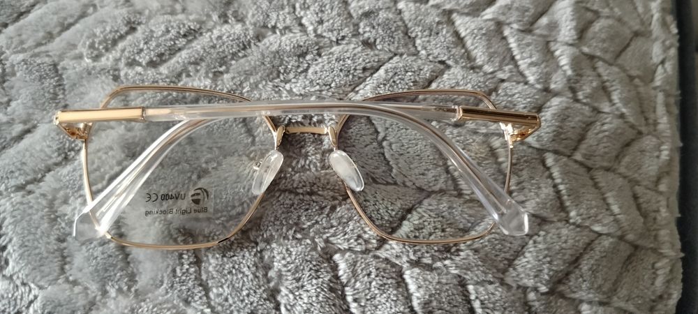 Nowe okulary zerówki z filtrem światła niebieskiego