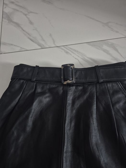 Skórzana spódnica massimo dutti S