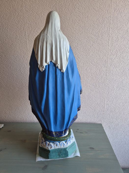 Duża Figura Matki Bożej Gipsowa ok 67 cm