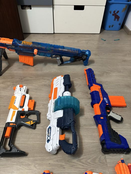 Super zestaw Nerf (14 szt) z dodatkami!