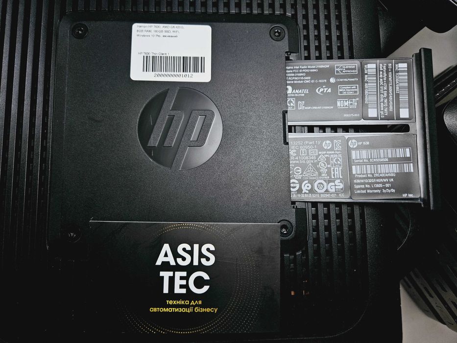 HP T630 неттоп ПК GX-420GI/8GB DDR4/SSD 128GB+32GB/WiFi