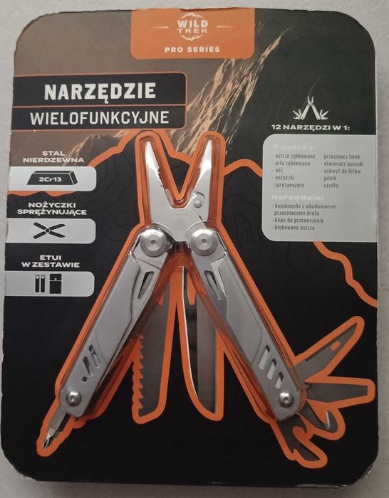 WILD TREK Pro Series narzędzie wielofunkcyjne 12 w 1, multitool