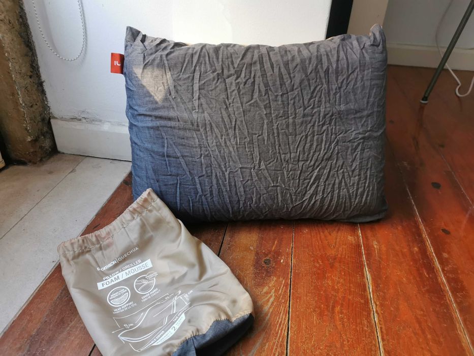 Conjunto campismo (Kit completo): cama + colchão + almofada