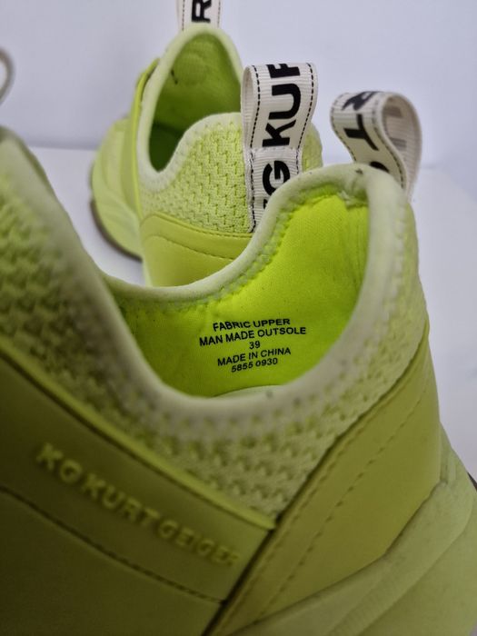 Nowe buty Kurt Geiger 39 limonka snakersy sportowe