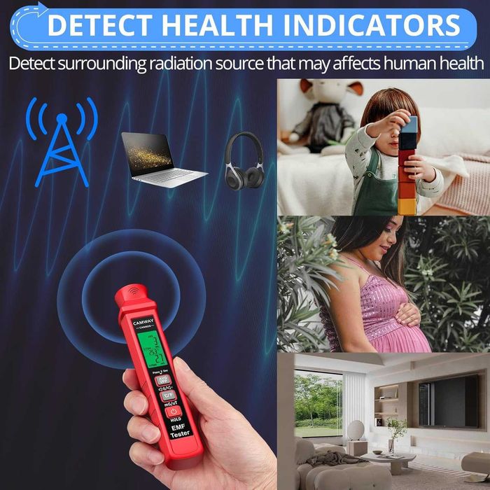 Detektor promieniowania elektromagnetycznego EMF CAM028 SPP721
