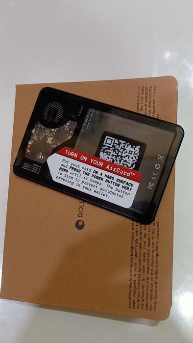 AirCard - Rastreador de carteira ultrafino compatível  Apple Find May.