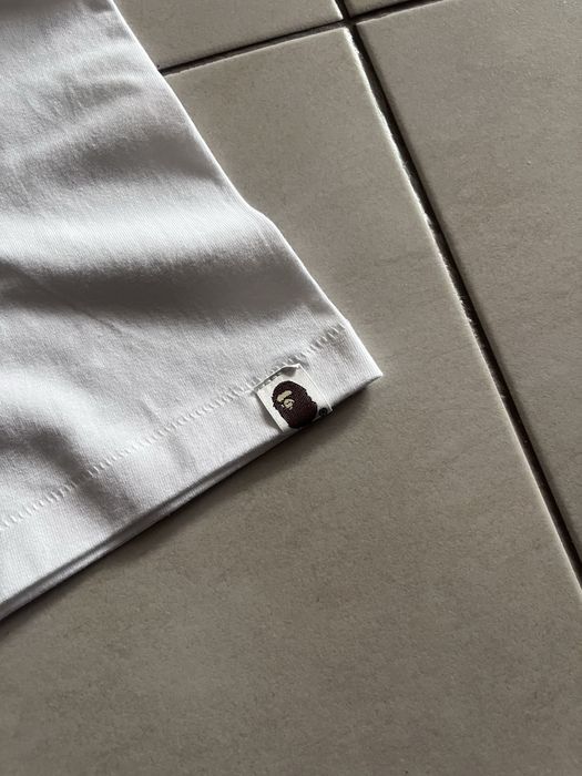 Koszulka bape logo na boku