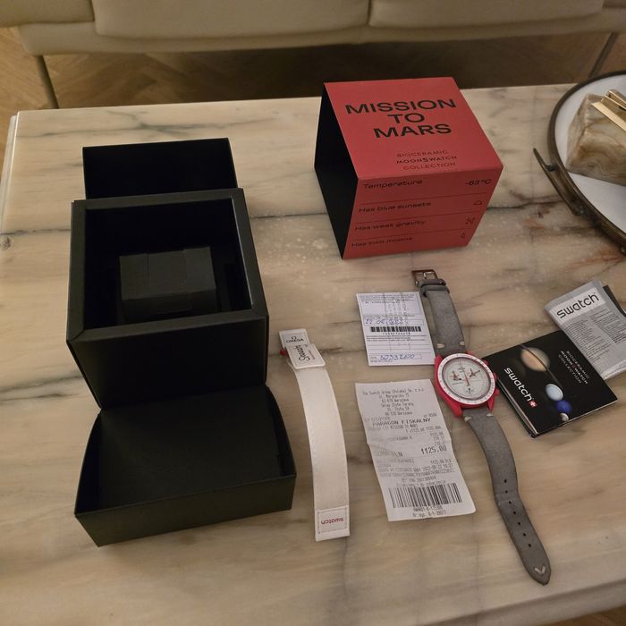 Omega x Swatch Zegarek  Moonswatch Mission To Mars