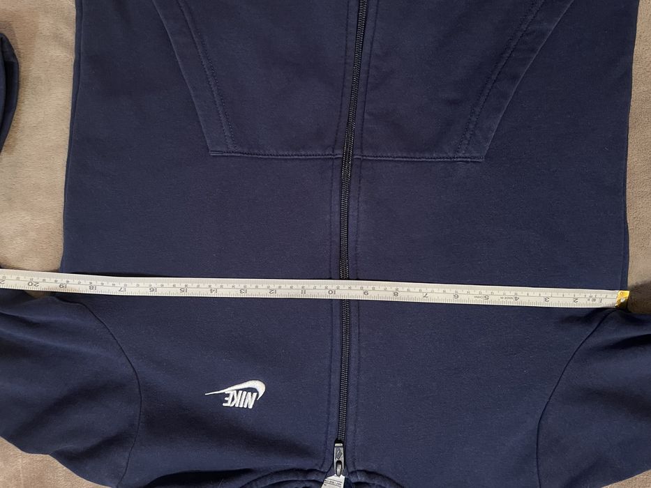 Кофта Nike зіпка,темно синього кольору розмір s