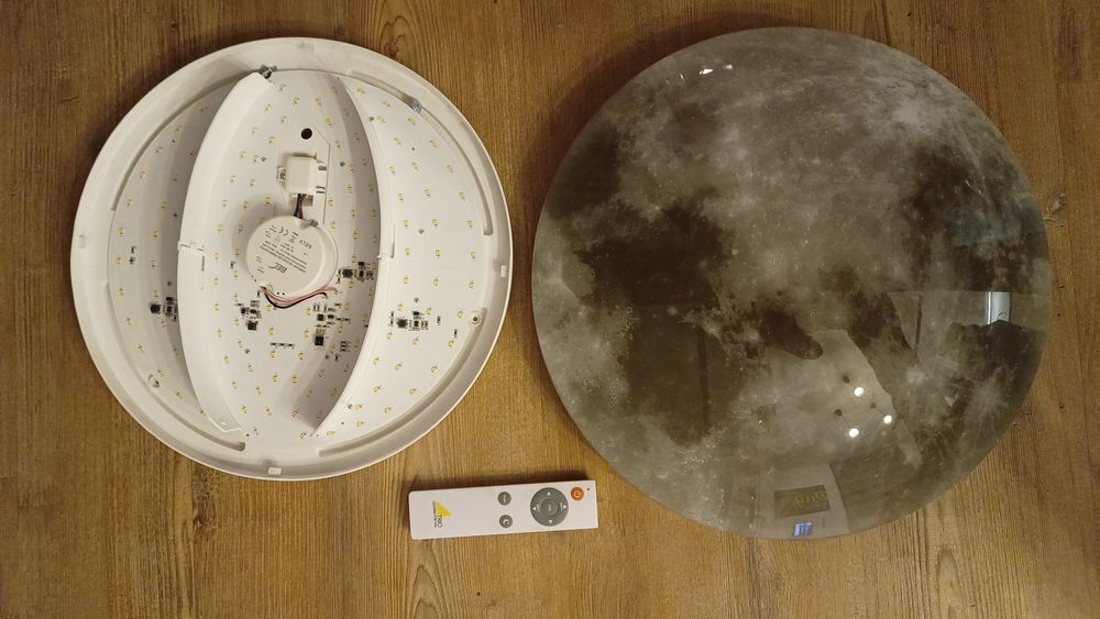 Plafon TRIO LIGHTING 40 cm księżyc FAZY