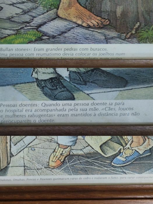 Quadros com gravuras de medicina antiga
