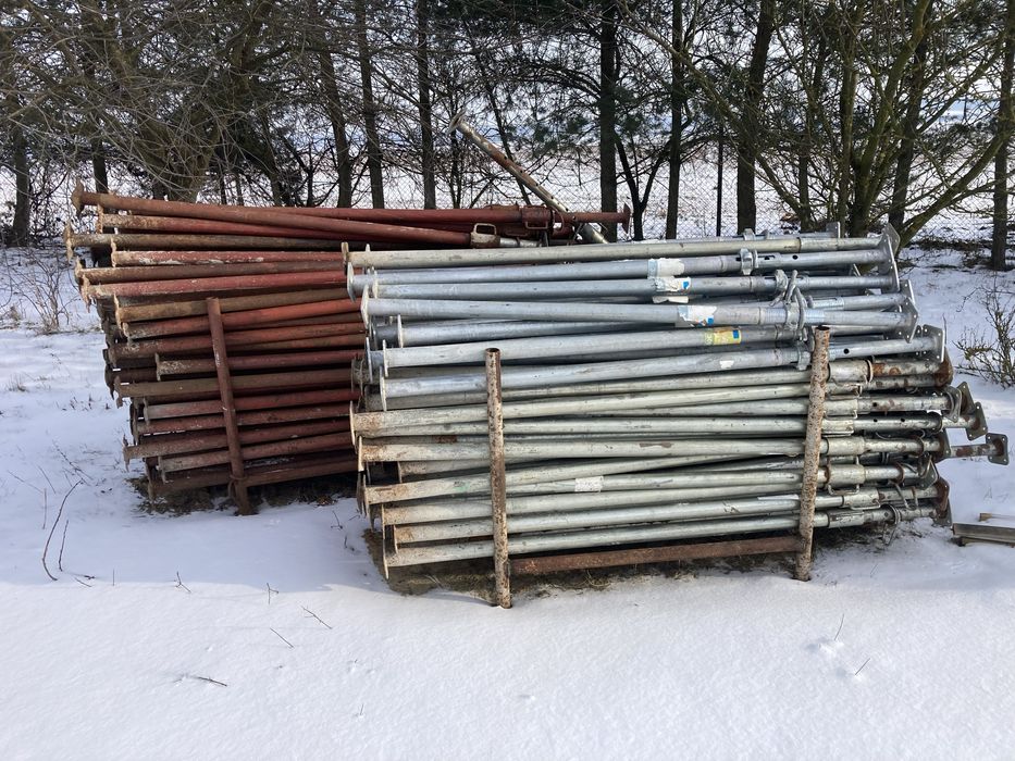 Stemple budowlane podpory doki dzwigary sztyce metalowe