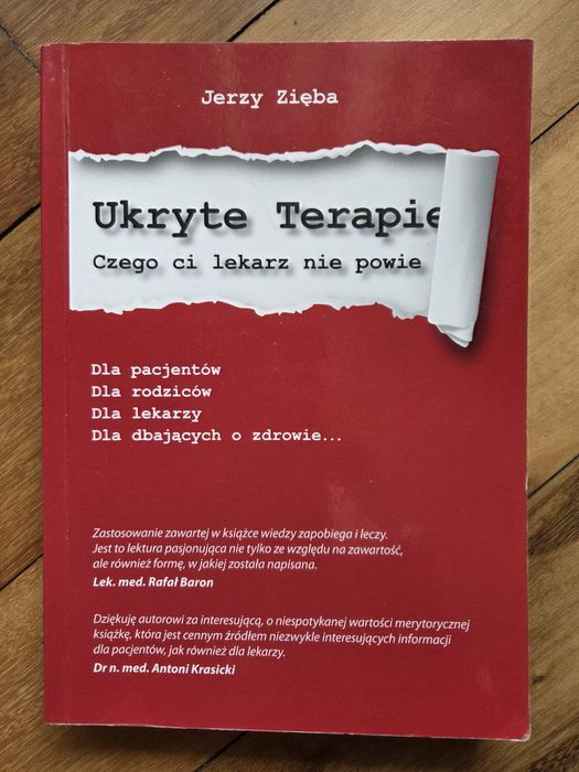 Jerzy Zięba Ukryte Terapie czego ci lekarz nie powie