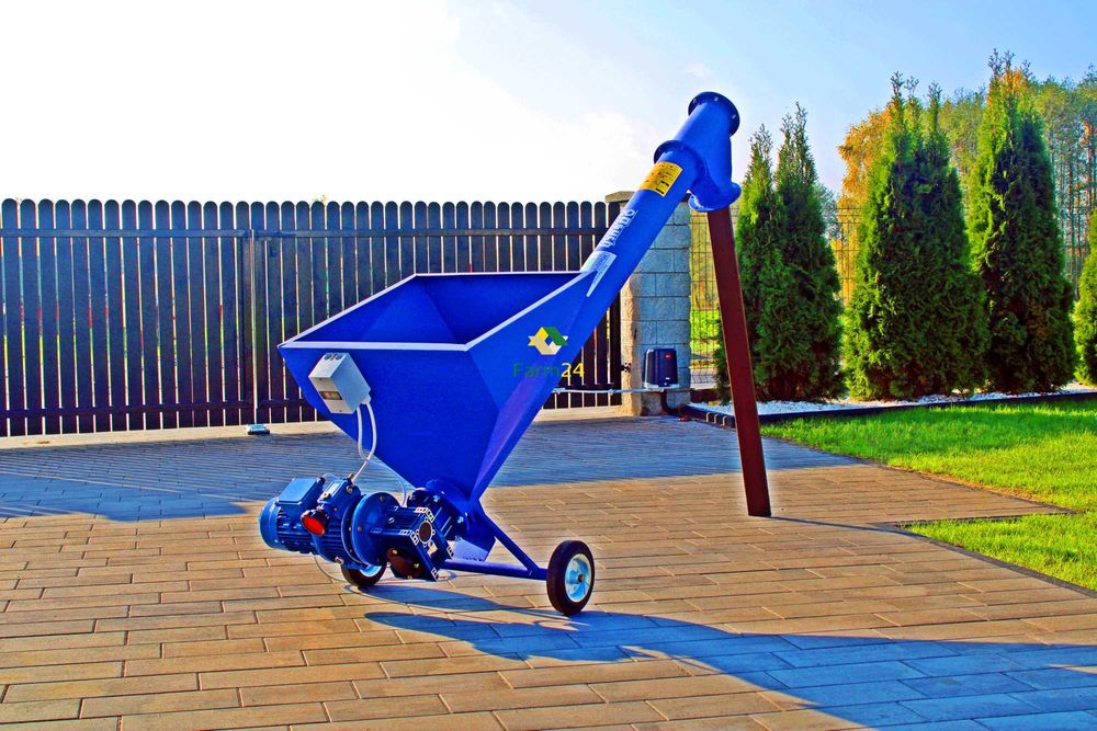 Podajnik do trocin pelletu Z REGULACJĄ Żmijka FI 140 2m WARIATOR