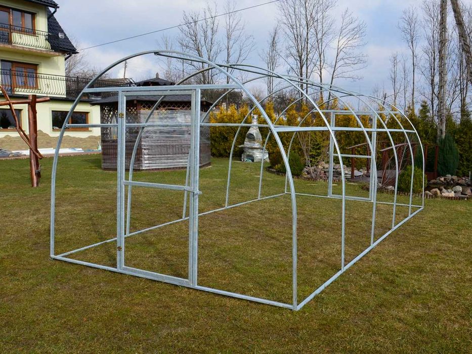 SZKLARNIA 18m2 - tunel pod folię - Ocynkowany Mocny - Cała POLSKA
