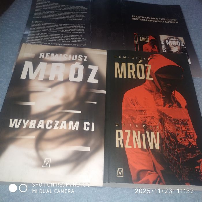 Książki  Remigiusz Mròz Osiedle rzniw ,wybaczam ci