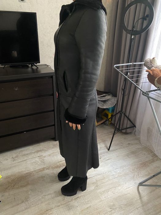 Женская дублёнка из натуральной кожи